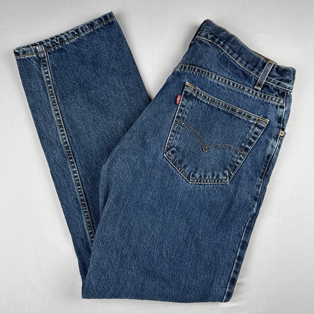 Levis 505 Jeans Mens 32x30 Vintage 90s Regular Straight Mexico Denim